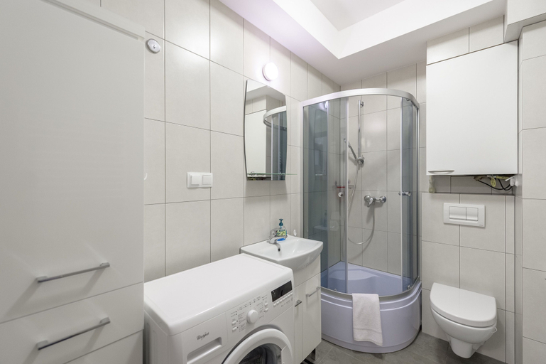 Bathroom, Apartament Kawowy - Apartamenty 5d, Lubań