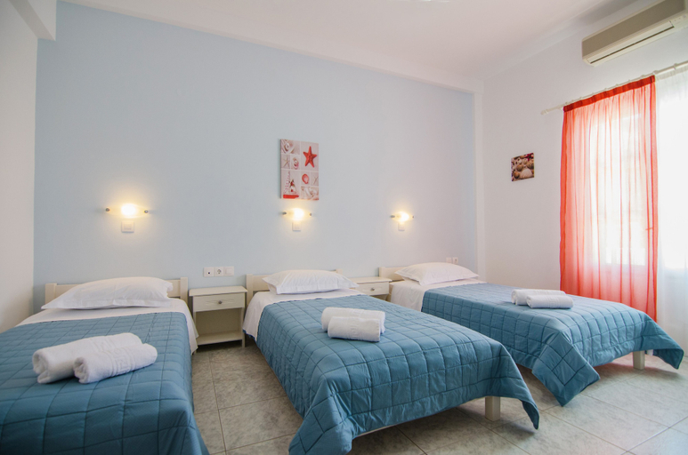 Bedroom 3, Athena Rooms, South Aegean