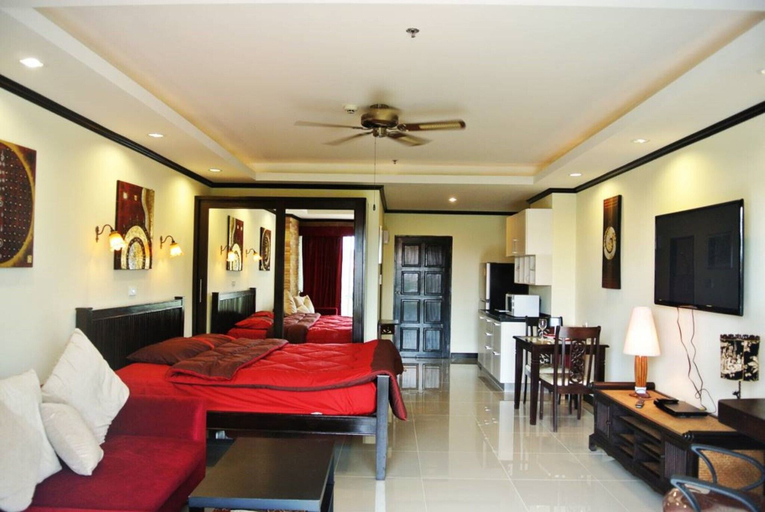 Bedroom 2, View Talay 5 Studio Apartment Close to the Beach, Pattaya