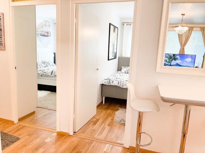 Bedroom 3, 3bed Apartment 18 Mins by Metro to Helsinki Centre, Uusimaa