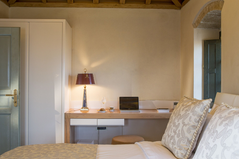 Bedroom 3, Moni Emvasis Luxury Suites, Peloponnese