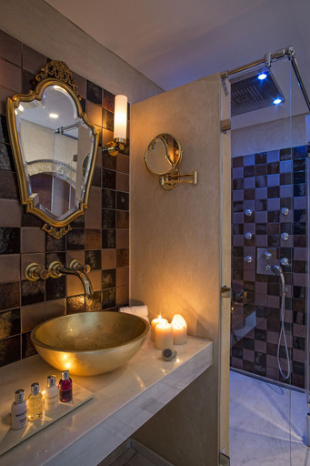 Bathroom 5, Moni Emvasis Luxury Suites, Peloponnese