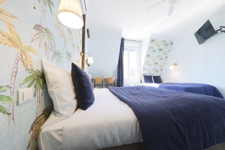 Bedroom 3, Hôtel Azur Reims, Marne