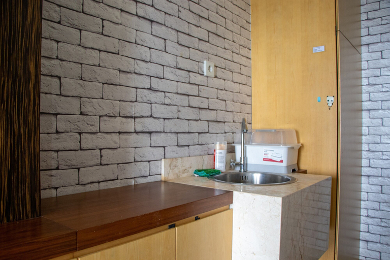 Private kitchen 2, Comfort 2Br At Nifarro Park Apartment, South Jakarta
