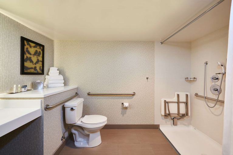 Bathroom 5, DoubleTree by Hilton Fresno Convention Center, Fresno