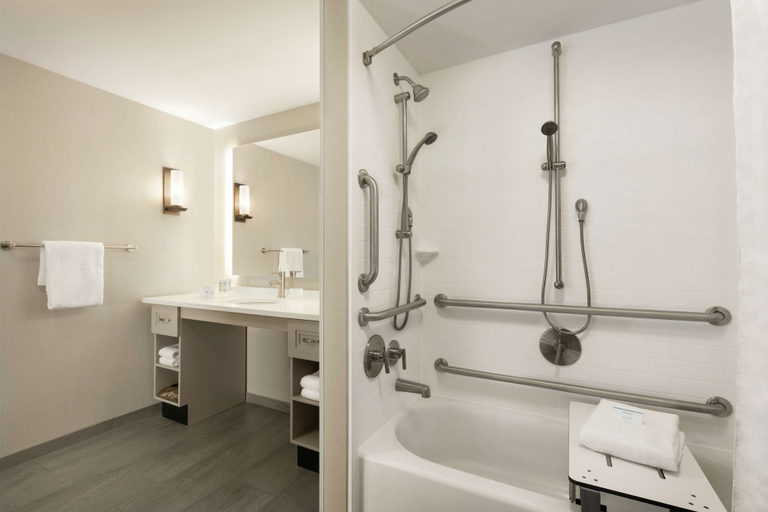 Bathroom 4, Homewood Suites By Hilton Worcester, Worcester