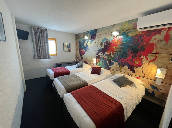 Bedroom 3, The Originals Access Bourges Nord, Cher