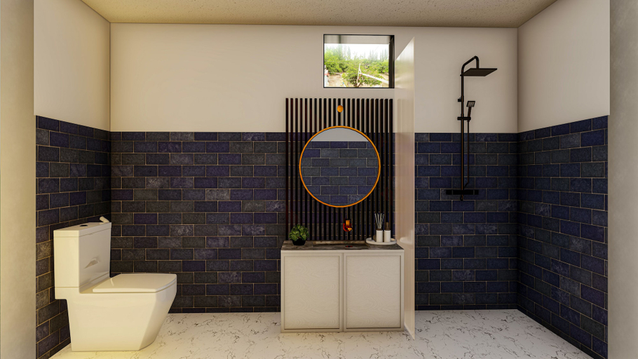 Bathroom, Roomph Patowal Orchards, Northern Areas