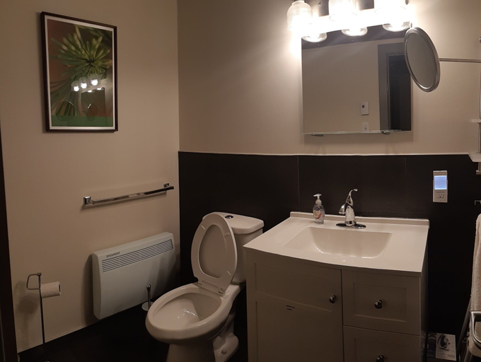 Bathroom 3, Oberge Inn hotel - Nature, rivière, village, Les Laurentides