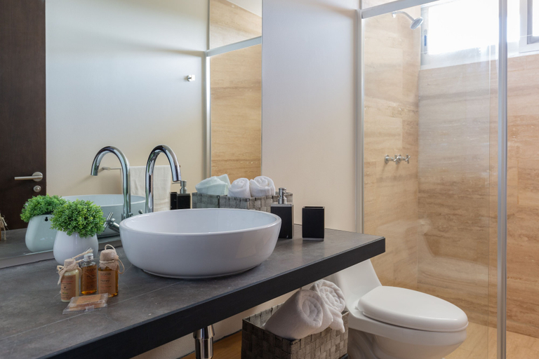 Bathroom, Villa Parota 3 BR Penthouse - Attha Cenote, Cozumel