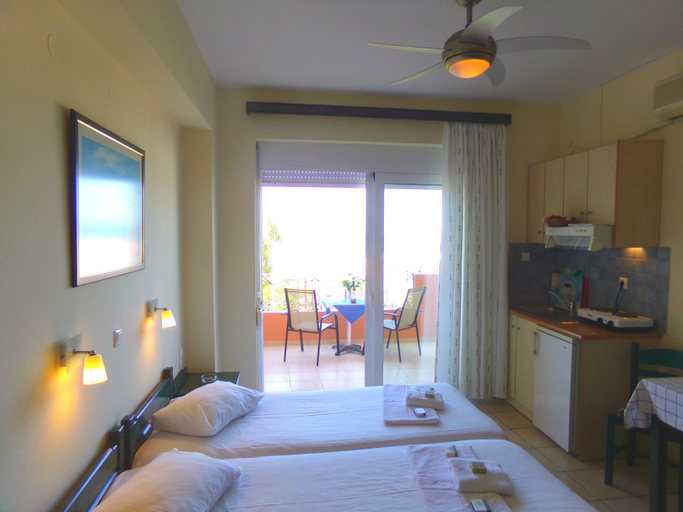 Bedroom 4, Katerina Seaside Studios, Crete