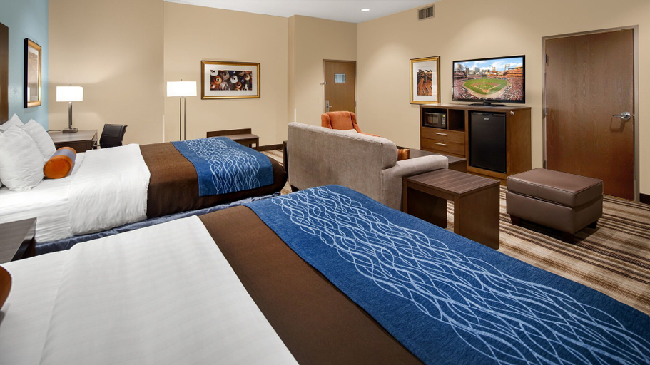 Bedroom 2, ベストウェスタン プラス ワシントン ホテル, Franklin