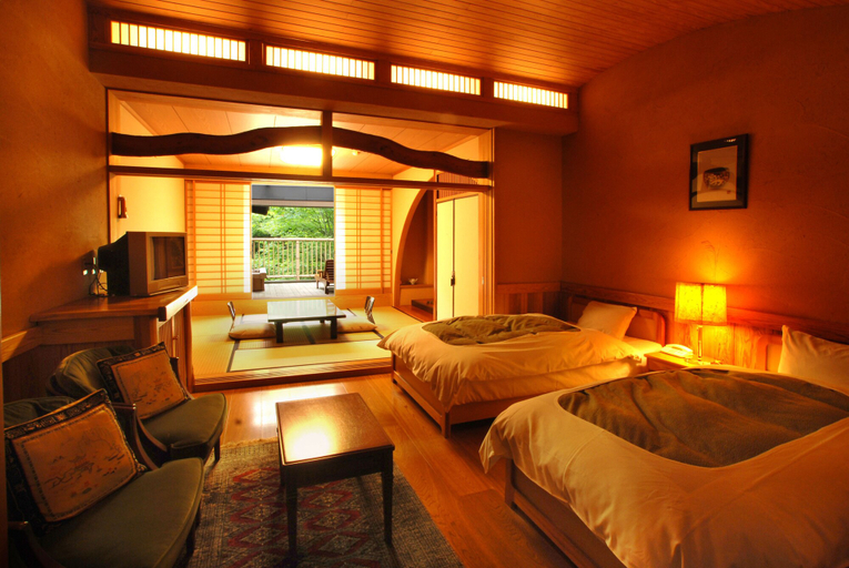 Bedroom 2, Kurokawa Onsen Okunoyu, Minamioguni