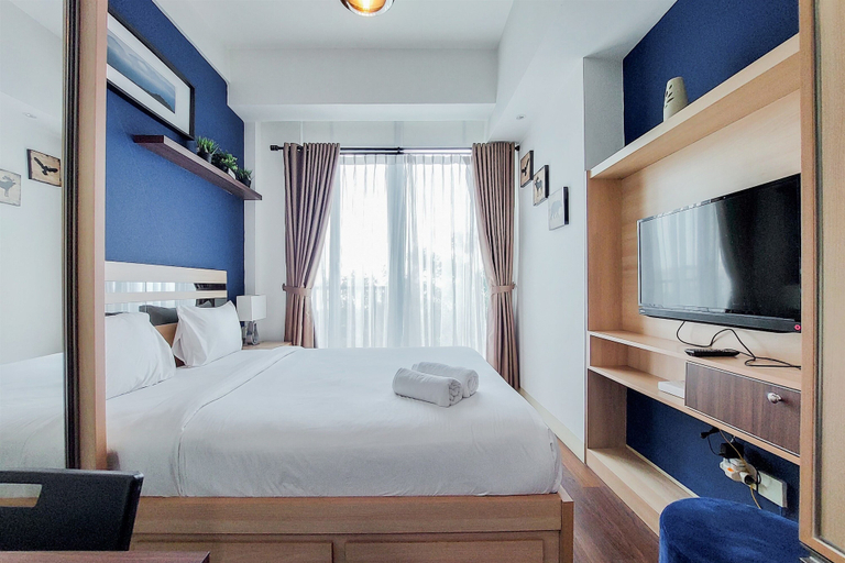 Bedroom 2, Nice And Elegant Studio At Tree Park City Bsd Apartment, South Tangerang