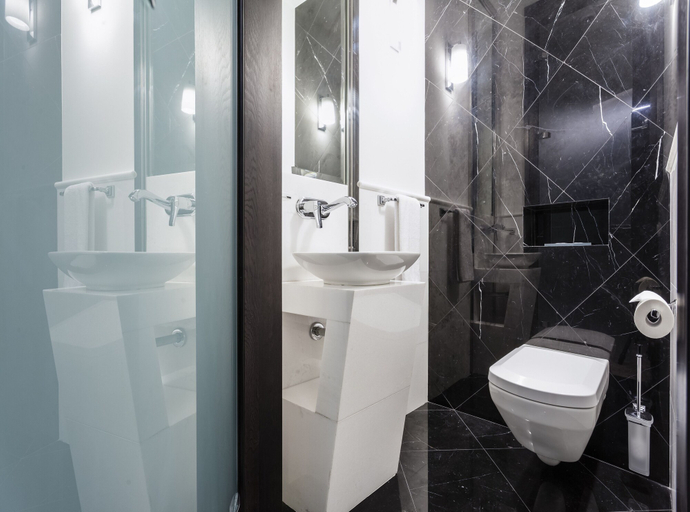 Bathroom 4, Hotel Bellotto, Warsaw