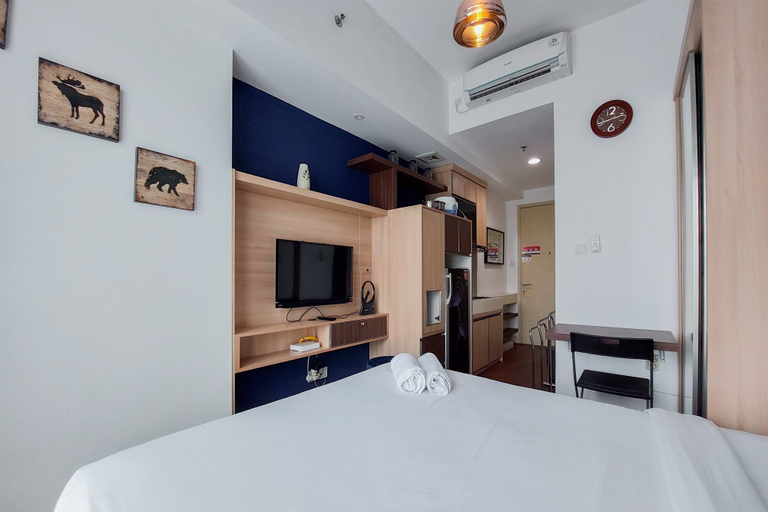 Bedroom 3, Nice And Elegant Studio At Tree Park City Bsd Apartment, South Tangerang