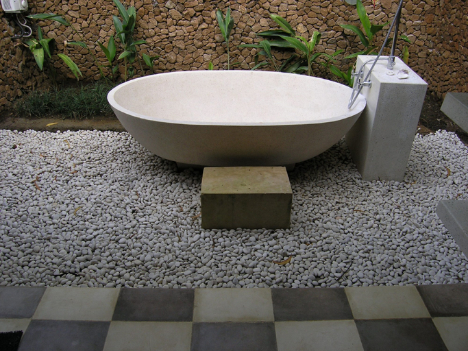 Bathroom 5, Bloo Lagoon Eco Village, Karangasem