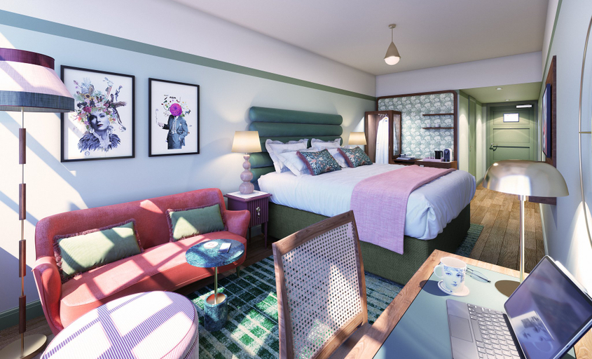 Bedroom 4, Hotel Indigo EXETER by IHG, Devon