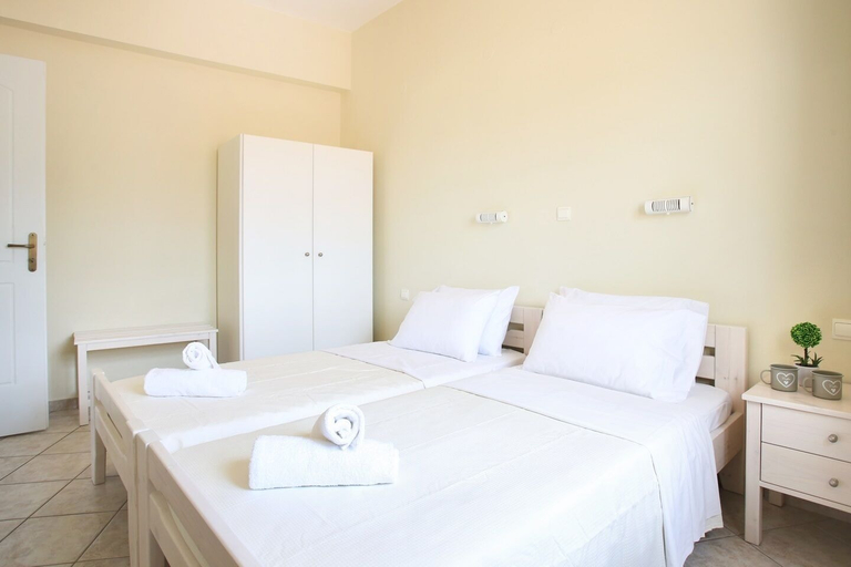 Bedroom 5, Beachfront Apartments in Gouves, Crete