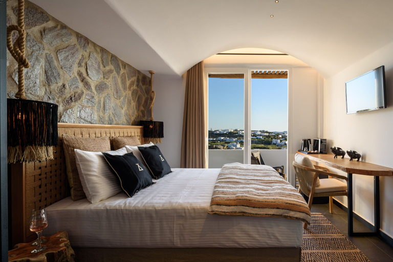 Bedroom 2, Vrachos Suites Mykonos, South Aegean