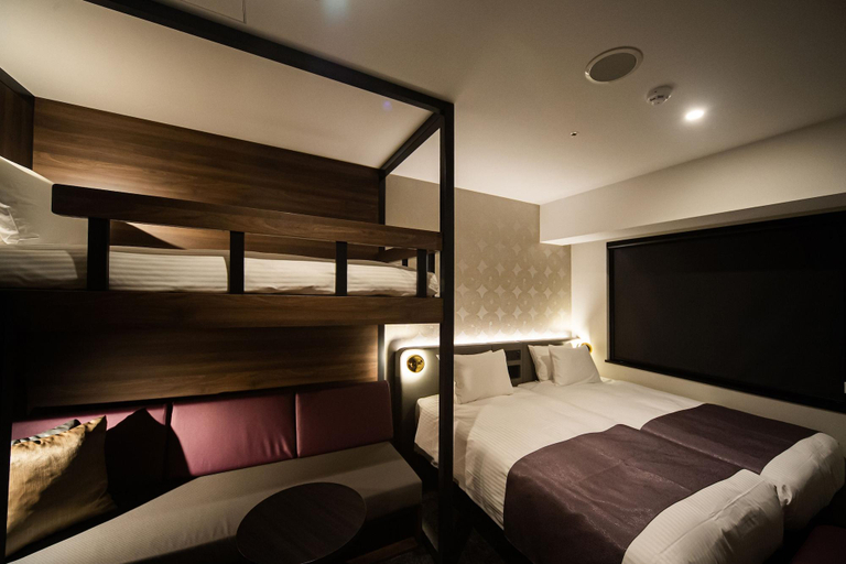 Bedroom 2, Grids Premium Hotel Osaka Namba, Osaka