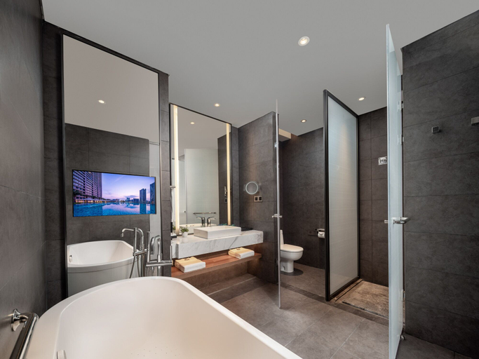 Bathroom 4, Genpla Hotel Shenzhen Nanshan, Shenzhen