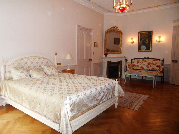 Bedroom 3, Château de la Motte, Loire
