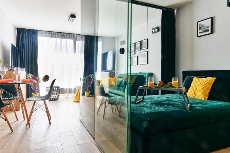 Bedroom 2, Easy Rent Apartments - DIAMOND, Lublin City