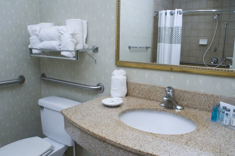 Bathroom 4, Hampton Inn & Suites Newport Middletown, Newport