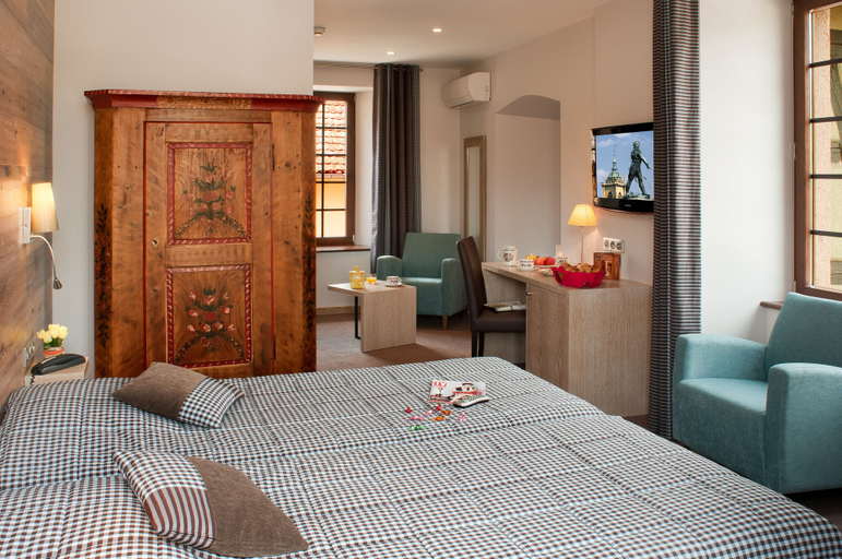 Bedroom 3, Hôtel l'Abbaye d'Alspach, Haut-Rhin