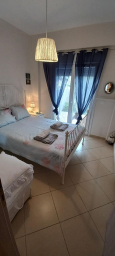 Bedroom, Palm Garden Apartment, Central Macedonia