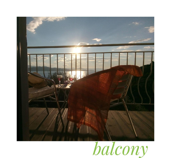 Balcony/terrace 3, Aristidis Stone House, Ionian Islands