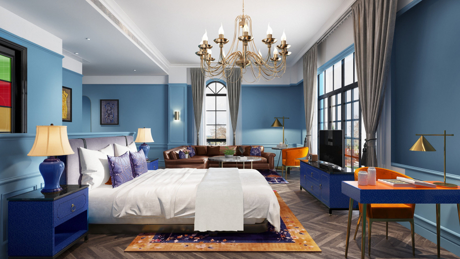 Bedroom 5, Hotel Indigo HEILONG LAKE by IHG, Meishan