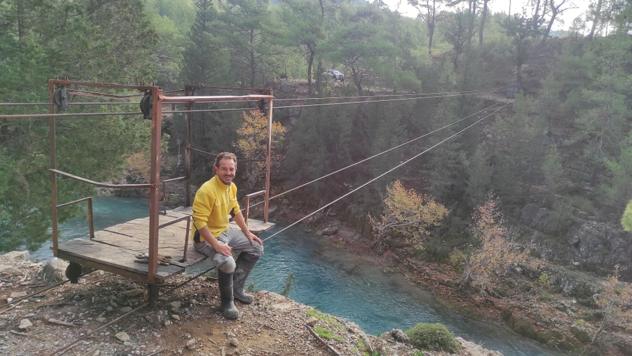 Outdoor rock climbing, Sacred Canyon, Manavgat