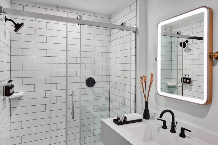 Bathroom, The Casso, Raleigh, a Tribute Portfolio Hotel, Wake
