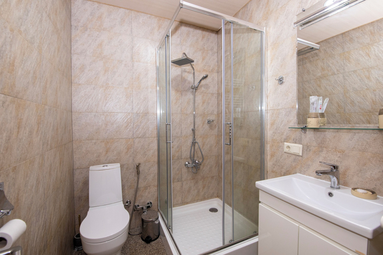 Bathroom, Hotel Dzeruli, Terjola