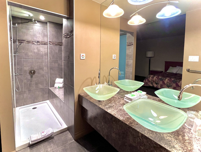 Bathroom 3, Hotel L'Express, Lajemmerais