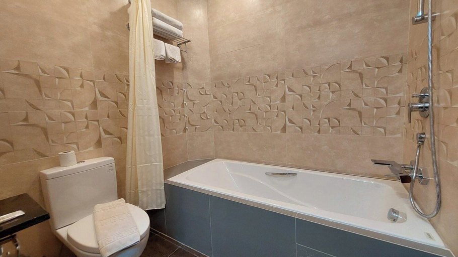 Bathroom 4, Hotel Grand Galaxy, Yangon