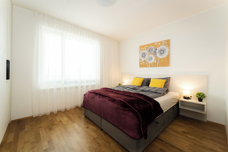 Bedroom 2, Citygate Sunset Balcony, Tartu