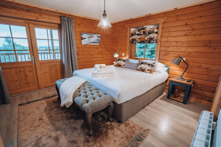 Bedroom 2, Merklands Wood Luxury Lodges, South Lanarkshire