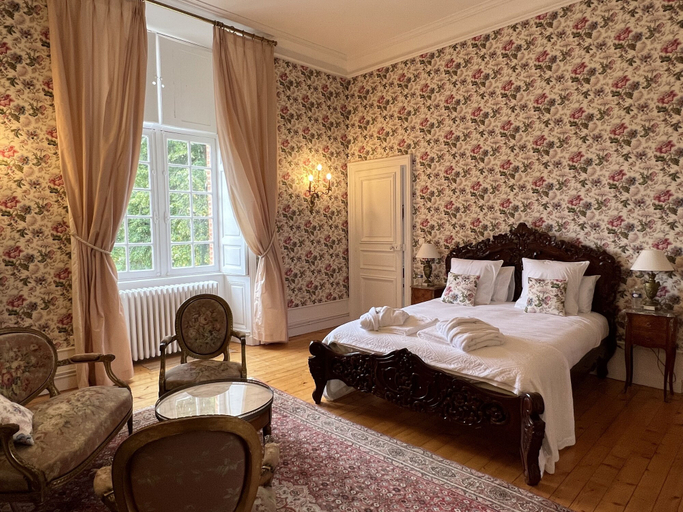 Bedroom 2, Château de Lauresse, Sarthe