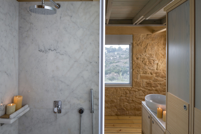 Bathroom 4, Olea Villas - Infinity Pool, Hot Tub, Sea Views, Crete