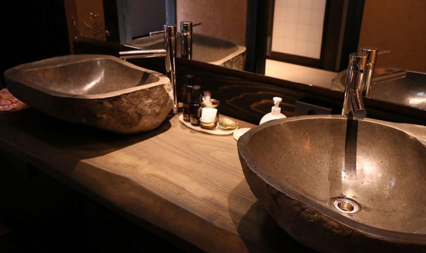 Bathroom 3, Gekkoju Kurokawa, Minamioguni