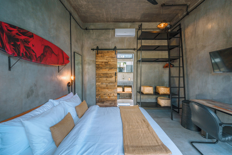 Bedroom 3, Villa Konkrete - Tropical 3BR, Badung
