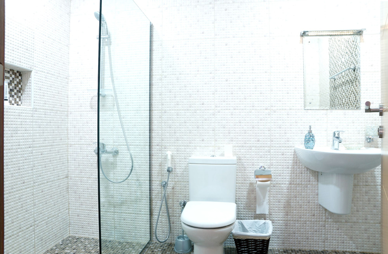 Bathroom, Mountain and Dune view, Bausher