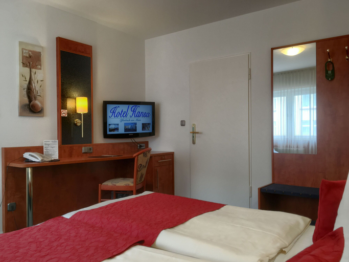 Bedroom 3, Hotel Hansa, Offenbach am Main