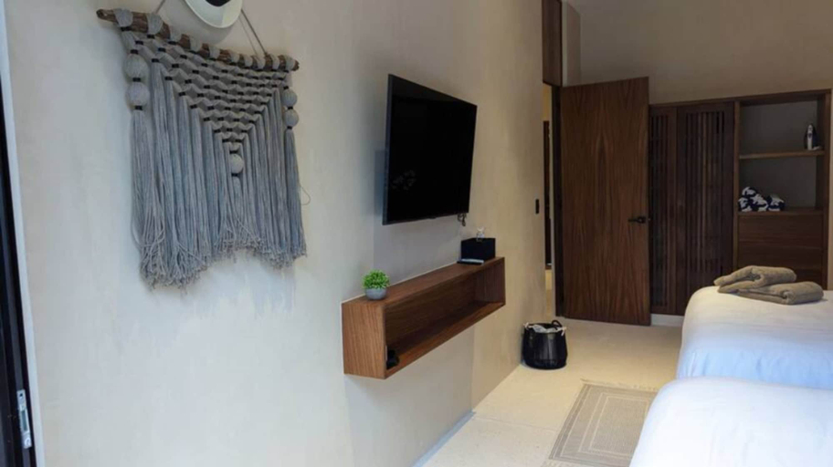 Bedroom 2, Espectacular Dpto 3 Rooms Gym Jacuzzi, Cozumel