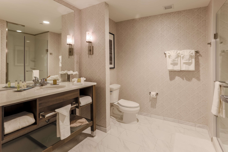 Bathroom 5, DoubleTree by Hilton Evansville, Vanderburgh