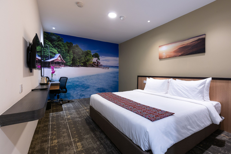 Bedroom 4, Hotel 7 Suria, Kota Kinabalu