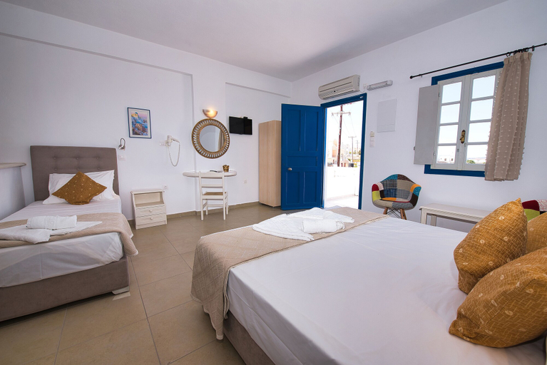 Bedroom 4, Thira's Dolphin, South Aegean
